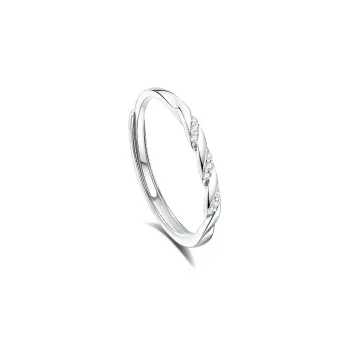 ZHIAIYONGHENG 999 Fine Silver Rings Unisex
