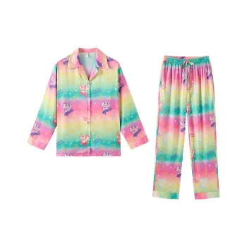QINZUIMAO x Crayon Shinchan/ Pajama Set Women's Gift Box Set Neon