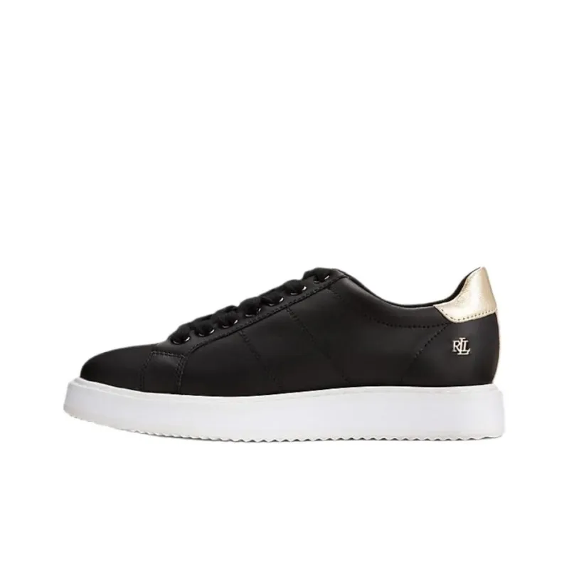 LAUREN RALPH LAUREN Angeline II Low Top Skateboard Shoes Women's Black-0