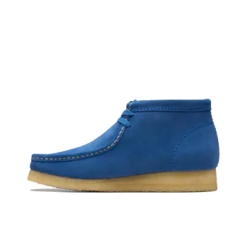 Clarks Wallabee Ankle Boots Men's Blue