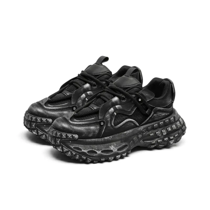ROBINHOOD Cushioning, Slip Resistant, Abrasion Resistant Support Low Top Chunky Sneakers Men's-8