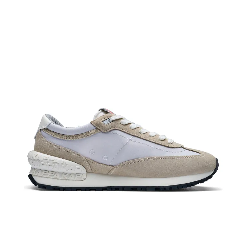 Kappa Anti Slip Wear Resistant Running Shoes Unisex Gray Khaki Silver-1