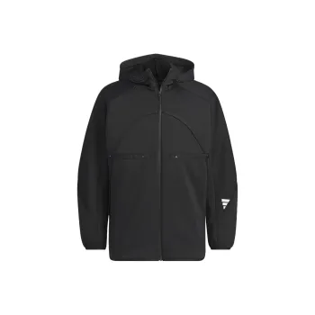 Adidas FOS Collection Hooded Jacket Unisex Black/Bright White
