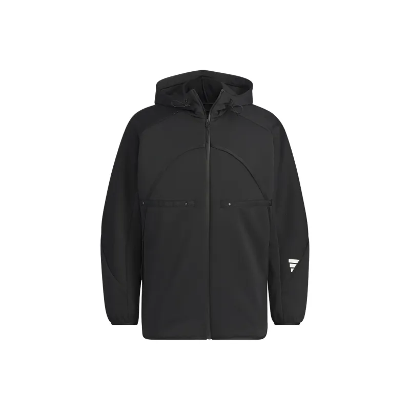Adidas FOS Collection Hooded Jacket Unisex Black/Bright White-0