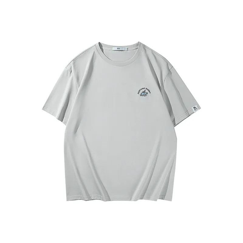 HLA T Shirt Men's Cooling Antibacterial Light Gray Pattern CP-0