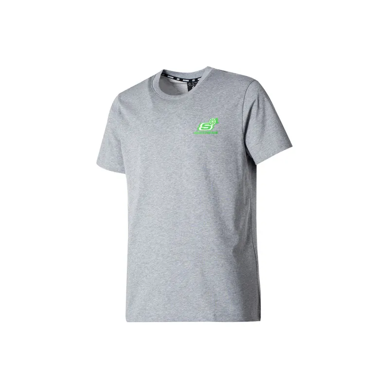 Skechers Colorful SS25 T Shirt Unisex Medium Heather Gray 004F-0