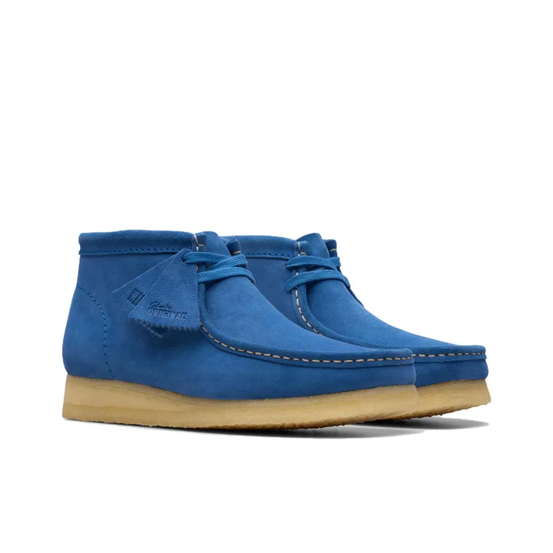 Clarks Wallabee Ankle Boots Men's Blue-2
