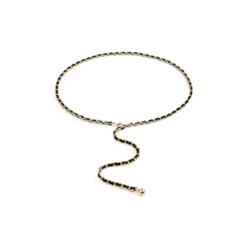 Cranta Komeia Cow Split Leather Waist Chains Women's 0.7cm