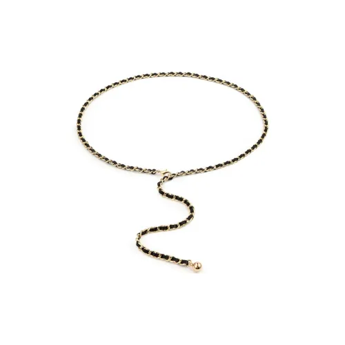 Cranta Komeia Cow Split Leather Waist Chains Women's 0.7cm