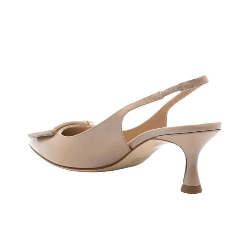 Roberto Festa Medina Slim Heel High Heels 5cm Women's Beige-3