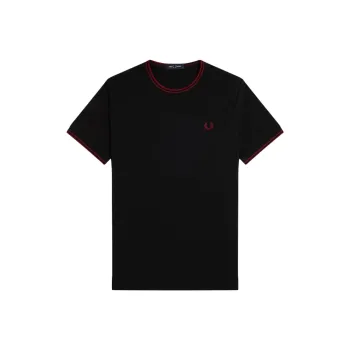 FRED PERRY T Shirts Men Black
