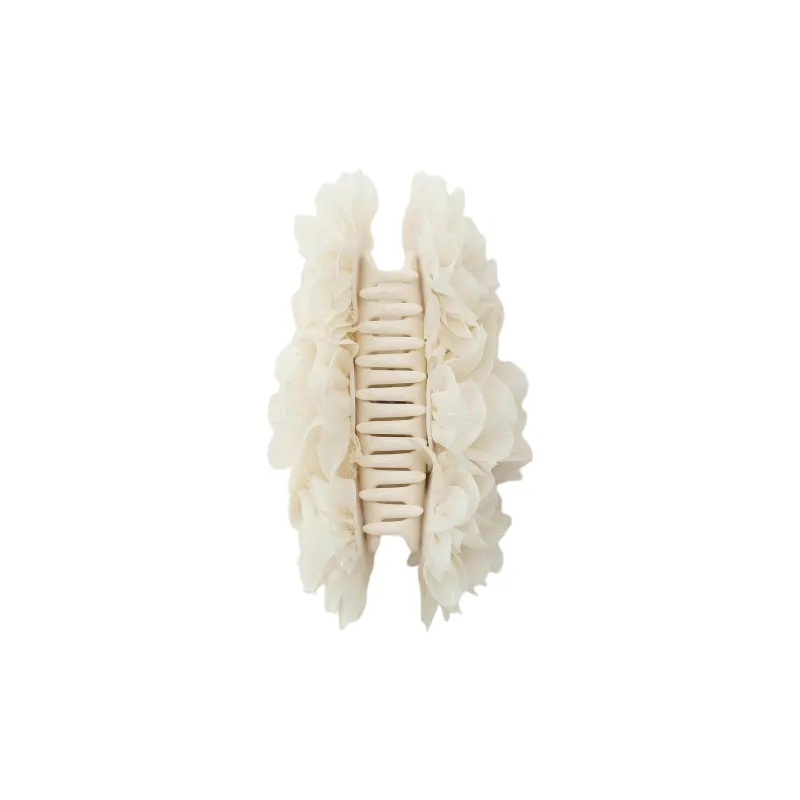 ZARA   Hair Clips Women's White-1