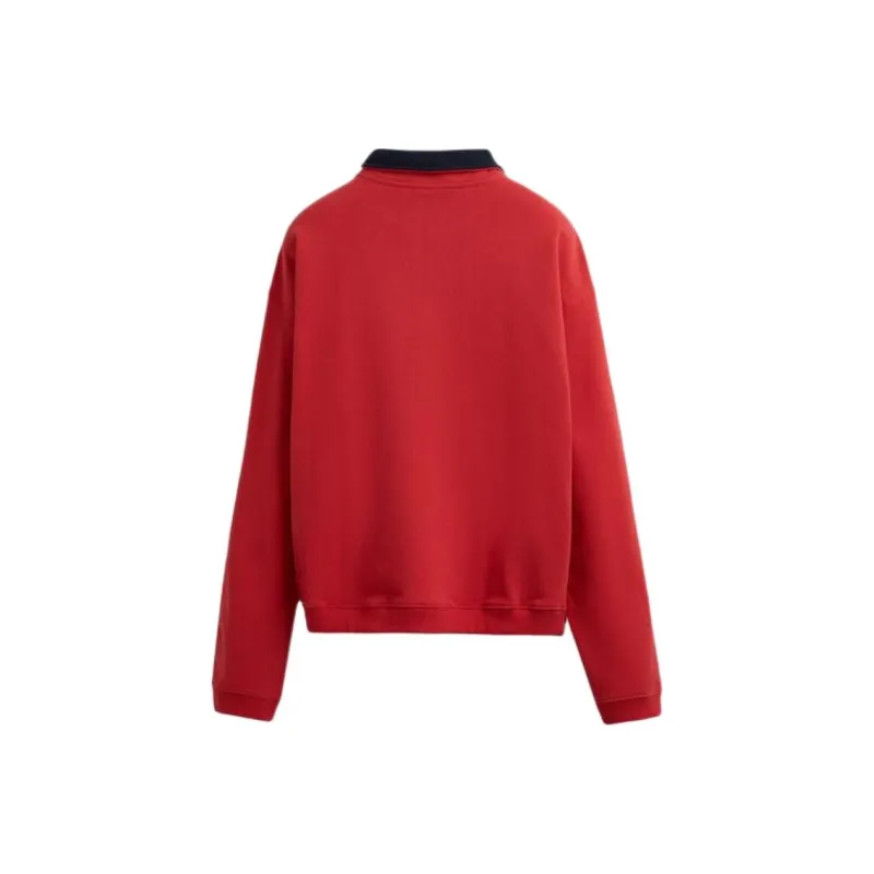 ZARA Sweatshirts Men Red-1