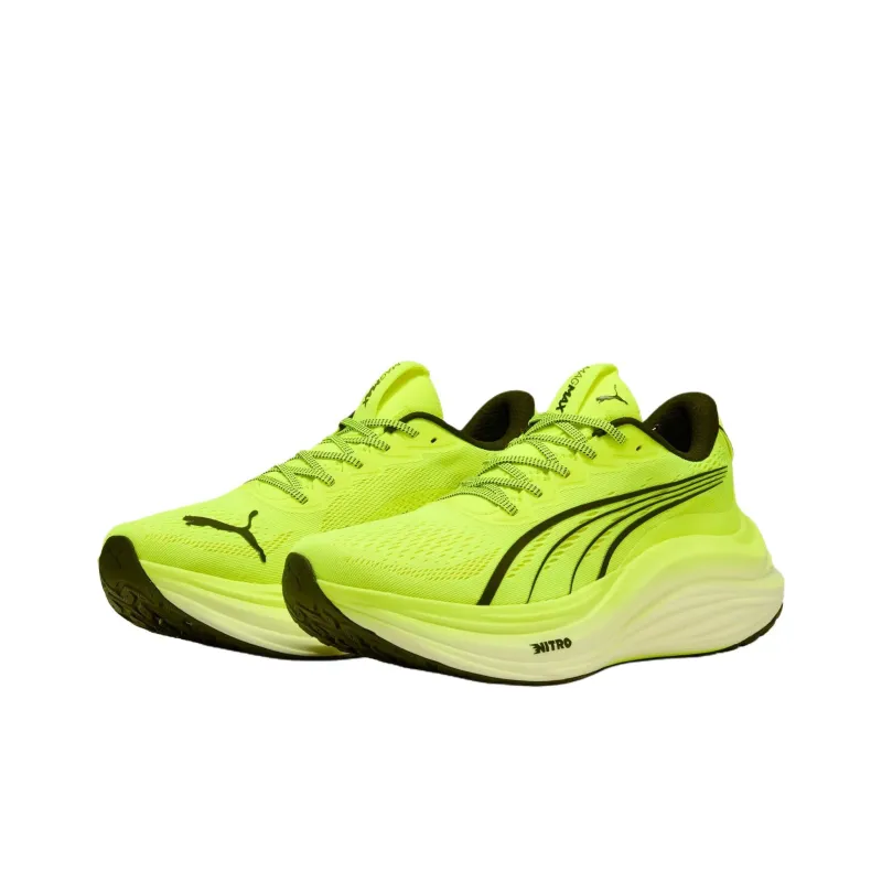PUMA MagMax NITRO™ Anti Slip Wear Resistant Low Top Casual Running Shoes Men's Yellow Black-2