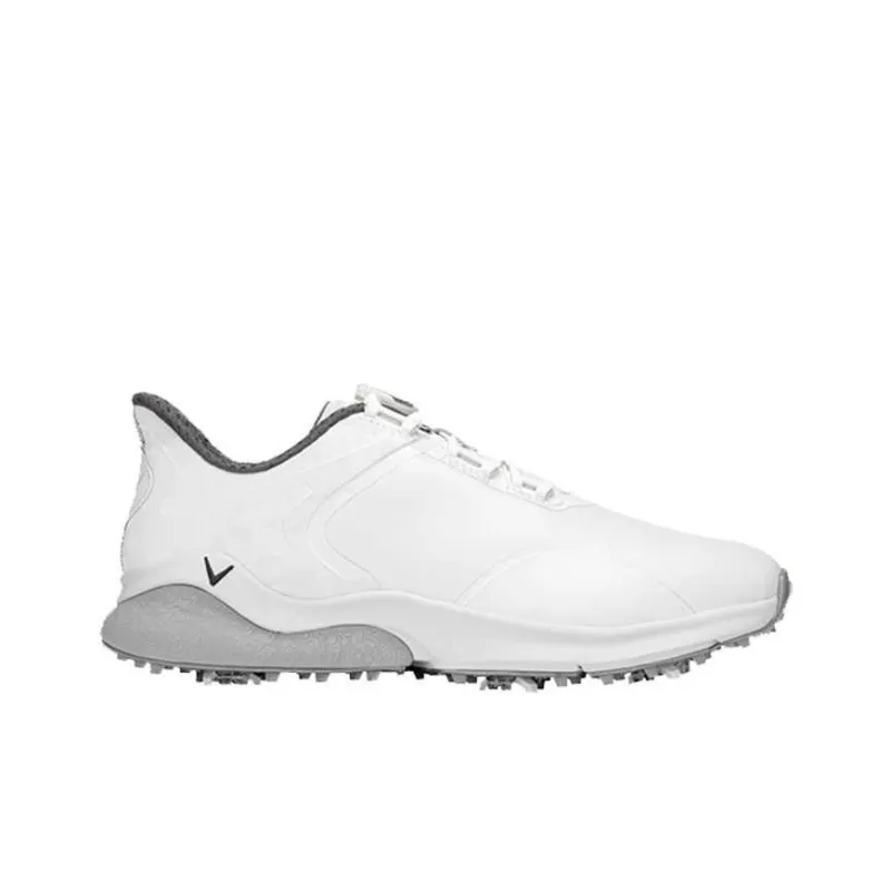 Callaway Cushioning, Slip Resistant, And Abrasion Resistant Low Top Golf Shoes Men's White-1