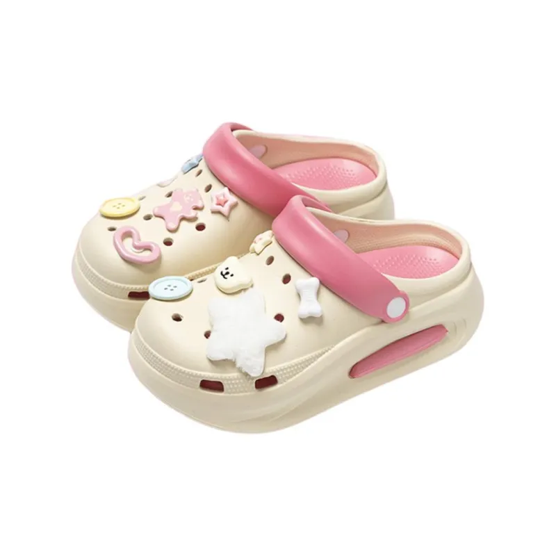 ECAC Squashy And Bouncy Feeling Clogs, Summer Height Increasing, Slip Resistant EVA Platform Slippers-16