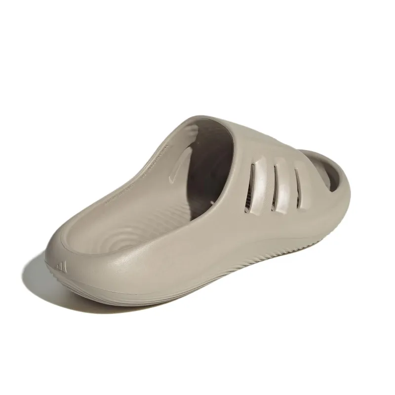 Adidas AdiFom IIInfinity Slide Slip Resistant Slide Slippers Unisex Preppy Silver Gray-3