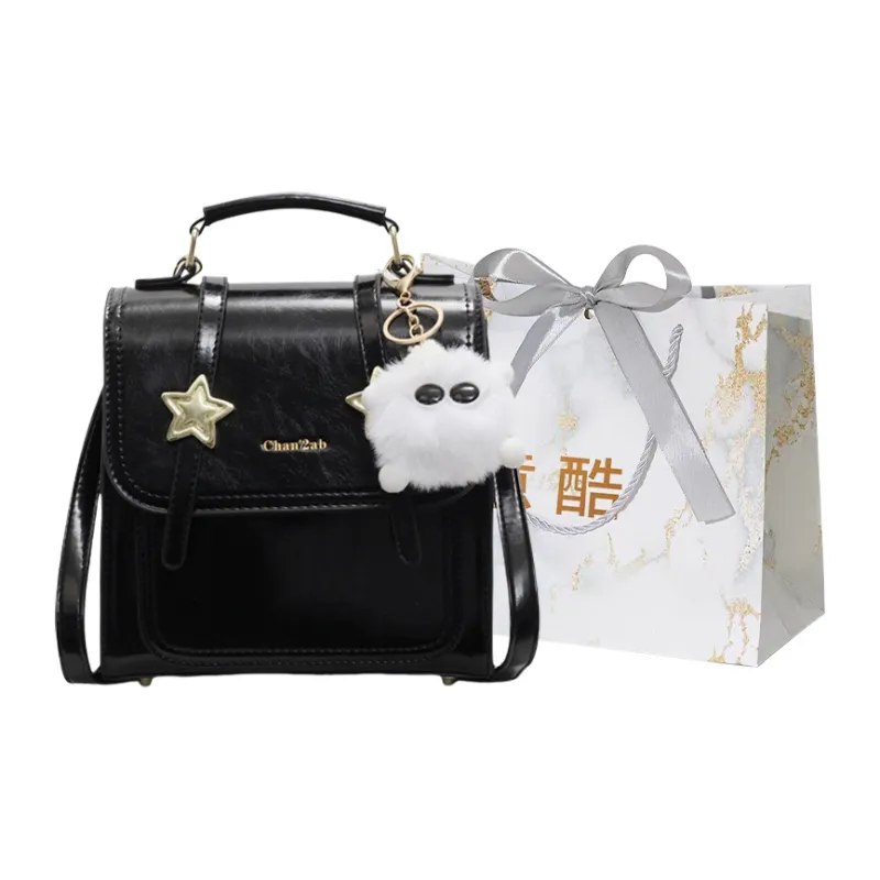Cool PU Backpack Women's Pink/Green/Black/Yellow/Silver-8