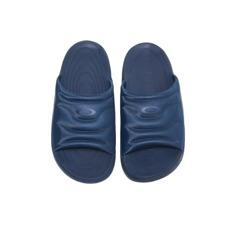 Oakley Studio Slide Slip Resistant Abrasion Resistant Slide Slippers Men's Midnight Blue-3