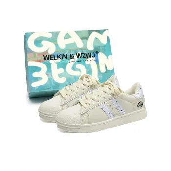 WELKIN&WZWJ Shell Head Slip Resistant Low Top Skateboard Shoes Unisex