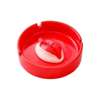 KERPA Creative Lip Ashtray, Incense Holder Ornament, Home Living Room Tea Table Accessories, One Size