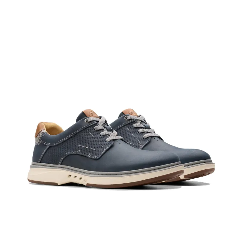 Clarks Un Briley Pace Low Top Casual Shoes Men's Blue-2