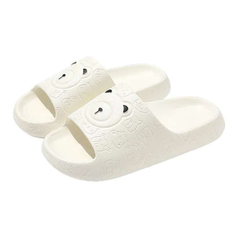 LUNNIFEIYA Summer Slippers Home Indoor Bathroom Slip Resistant Eva Squashy And Bouncy Feeling Platform Slippers-7