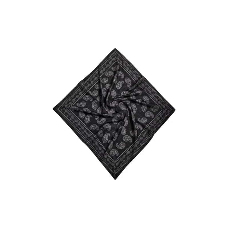 ZARA Cotton Headwraps Men's Black-0