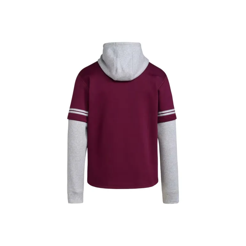 Adidas Free Shipping With AdiClub Missisippi State Bulldogs Hooded Jersey-1