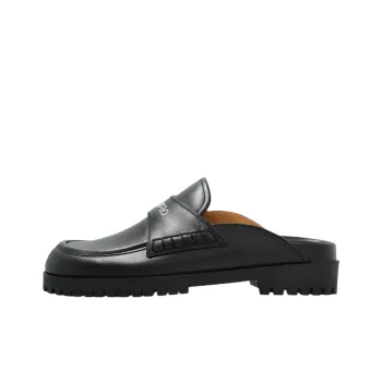 OFF WHITE Logo Printed Slip On Sandals