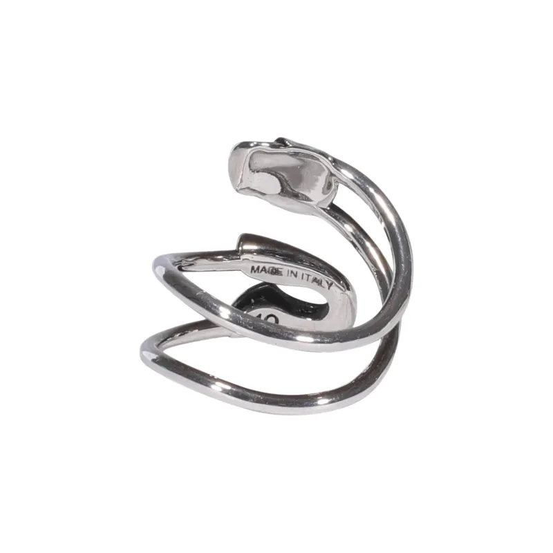 Alexander McQueen Safety Pin Ring-4