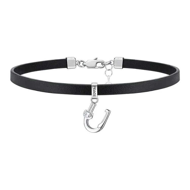 PEACE & CAT Titanium Steel Necklaces Women's-24