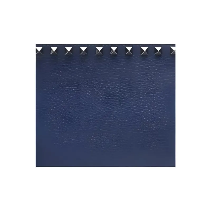 Valentino Leather Clutch Men's Blue-4