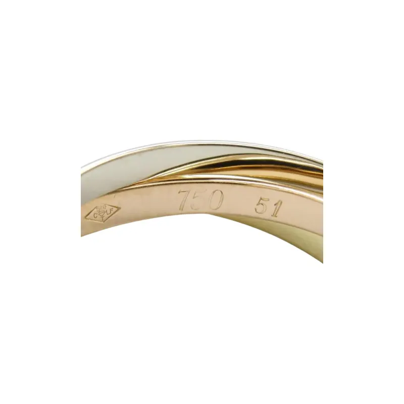 Cartier 2010s 18K Gold Trinity Ring-2