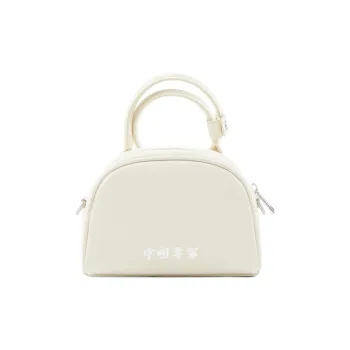 LiNing Text Handbag Women's Ecru