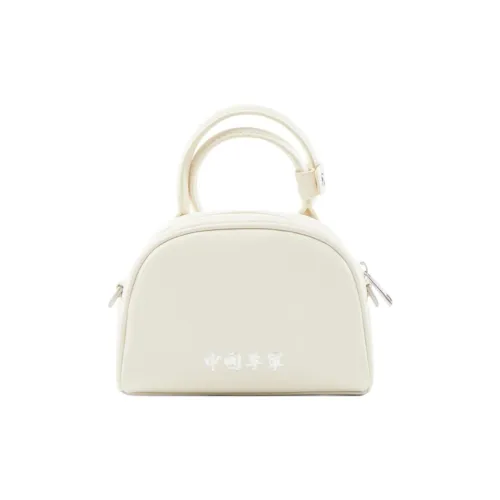 LiNing Text Handbag Women's Ecru