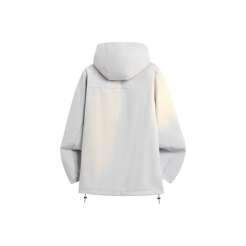 ROBINHOOD Water-Resistant Windproof Wear-Resistant Warm Windbreaker Jacket Unisex-25