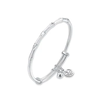 UZIID Sterling Silver Bangles Women's Silver