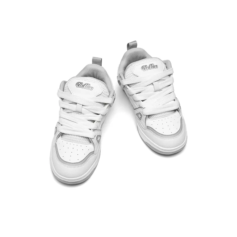 TCELLARS Cushioning, Abrasion Resistant, Lightweight, Breathable, Height Increasing Low Top Skateboard Shoes Unisex-9