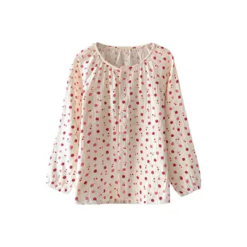 GRACE TOPIC Pajama Top Women's Pink