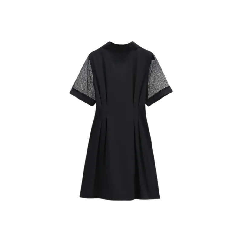 KAISER Short Sleeved Dress Women's Black-5