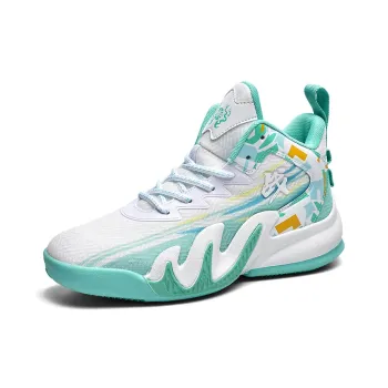 TONYBEAR Anti Slip Wear Resistant Mid Top Basketball Shoes Unisex