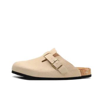 ENRICO COVERI Rubber Sole Abrasion Resistant Wrap toe Slippers Unisex