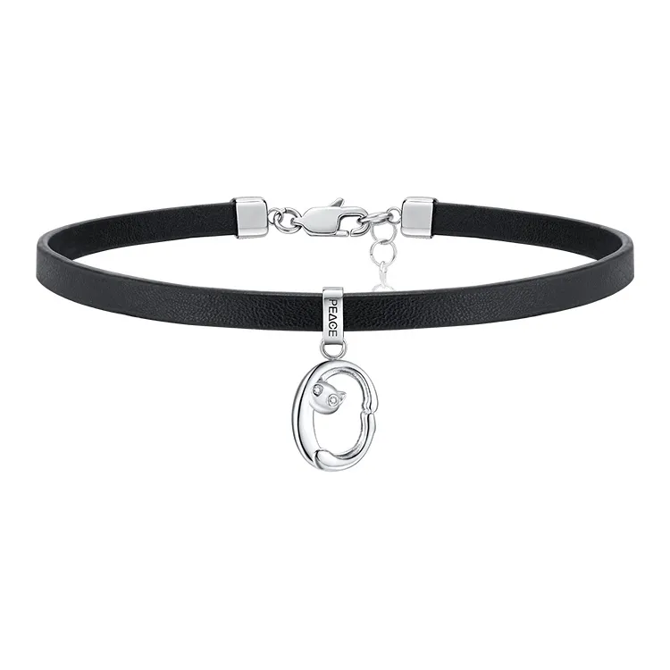 PEACE & CAT Titanium Steel Necklaces Women's-18