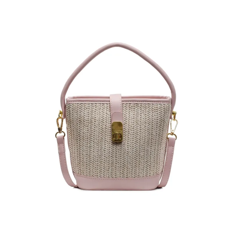 Yalu PU Handbag Women's Black/White/Khaki/Pink/Brown-22