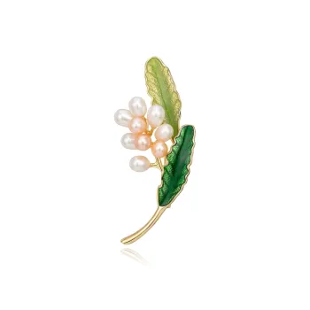 Mofei Pearl Brooches Women's