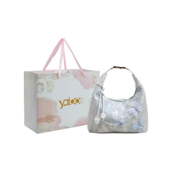 Yalu PU Shoulder Bag, Crossbody Bag, Handbag Regular Unisex Sky Blue/Beige/Pink