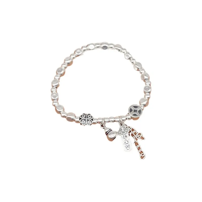 Silver Arashi Sterling Silver Bracelet 999 Fine Silver Women's-0