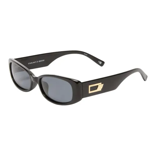 Le Specs Plastic Rectangular Sunglasses Unisex Black