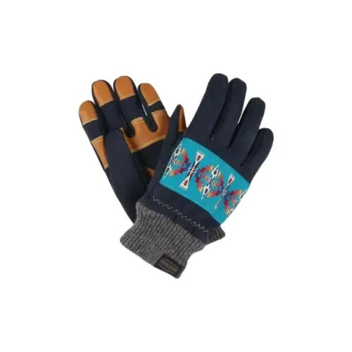 PENDLETON Kevlar Fiber, Polyester, Cow Leather Gloves Unisex Gray